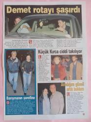 Magazin Dergi önlü arkalı iki sayfa Orhan Oğuz, Umut Kırca Nilüfer Açıkalın Demet Akalın,Ozan Korkut,Oktay Kaynarca,Esra Eron,Özcan Deniz,Nurgül Yeşilçay, Okan Buruk  28*41cm