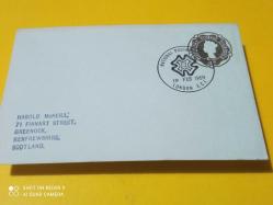 İngiltere özel Damgalı zarf 1969