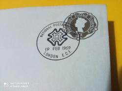 İngiltere özel Damgalı zarf 1969