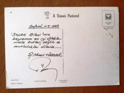 ŞEHİR KARTPOSTALI, OXFORD BALLİOL KOLEJİ WALTER SCOTT, ARKASI YAZILI (1988 TARİHLİ MEKTUP), RENKLİ, 11 X 15 CM EBADINDA - 1940'LAR, 1950'LER, 1960'LAR, 1970'LER 1980'LER