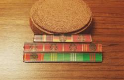 DOĞU ALMANYA KOMÜNİST DÖNEMİ ASKERİ ŞERİT ROZET - BRÖVE - MADALYA NADİR  B9767