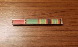 DOĞU ALMANYA KOMÜNİST DÖNEMİ ASKERİ ŞERİT ROZET - BRÖVE - MADALYA NADİR  B9768