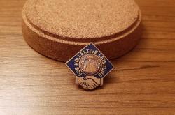 DOĞU ALMANYA KOMÜNİST DÖNEMİ FÜR KOLLEKTİVE LEİSTUNG ROZET - BRÖVE - MADALYA  B9775