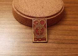 DOĞU ALMANYA KOMÜNİST DÖNEMİ ASKERİ 30.YIL ROZET - MADALYA B9782