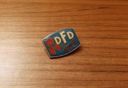 DOĞU ALMANYA KOMÜNİST DÖNEMİ DEMOKRAT KADINLAR 30.YIL ROZET - MADALYA B9783