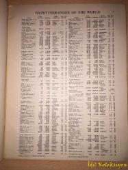 Hammond's Modern World Atlas and Gazetteer - Map Projections - Erwin Raisz - İngilizce Dergi , Katalog (Hammond'un Modern Dünya Atlası ve Gazetecisi)