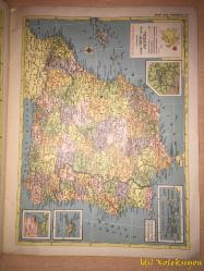 Hammond's Modern World Atlas and Gazetteer - Map Projections - Erwin Raisz - İngilizce Dergi , Katalog (Hammond'un Modern Dünya Atlası ve Gazetecisi)