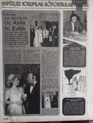 Ses Haftalık Aktüalite Sinema Tiyatro Müzik ve Gençlik Mecmuası Dergisi - Hadiye Nugay - Atilla Sunay - İhsan Acar - Bülent Özveren - Aykın Tuna - Semra Özdamar - Yağmurdan Kaçarken fotoğraf ve haberi - Dergi Tam Değildir Sadece 2 Sayfası Mevcuttur - Dergi Kapağı Yoktur