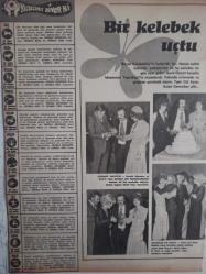 Ses Haftalık Aktüalite Sinema Tiyatro Müzik ve Gençlik Mecmuası Dergisi - Sevil Özyurt - Muammer Yaprakgül - Gül Ayşe - Azize Gencebay - Mehmet Ali Has - Gönül Yazar - Bir Kelebek Uçtu haberi - Yıldızınız Diyor Ki haberi - Lale Çarşaf Reklamı fotoğraf ve haberi - Dergi Tam Değildir Sadece 2 Sayfası Mevcuttur - Dergi Kapağı Yoktur