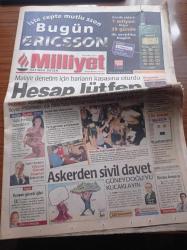 Milliyet Gazetesi - 28 Mayıs 2000 - Euro 2000 Avrupa Futbol Şampiyonasına Doğru - Maliye Denetim Barların Kasasına Oturdu - Askerden Sivil Davet Güneydoğu'yu Kucaklayın - Che Guevara'dan Avrupa'ya - Putin Fena Çuvallamış - Mehmet Ali Ağca İçin Af Umudu - Ericsson