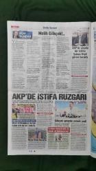Sözcü Gazete 20 Ekim 2017 AKP'de İstifa Rüzgarı Esti,Melih Gökçek,Recep Altepe,Ahmet Edip Uğur,Şaban Dişli,Canan Güllü,Abdullah Öcalan,Yaşar Büyükanıt,Paris Hilton,Luis Neto,Sofiane Feghouli,Cenk Tosun,Josef De Souza,Roberto Soldado,Vladimir Micov,Semih Erden,Çoşkun Sabah,Uğur Dündar,Angela Merkel,Theresa May,Emmanuel Macron,Doğu Perinçek,Zekeriya Öz,Engin Özkoç,Cem Yılmaz İş Bankası Reklamı
