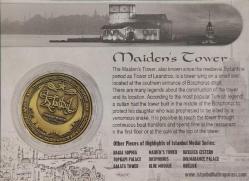 2012 Kız Kulesi Özel Folder'nda Madalya ( Blue Mosque ) Çil+++