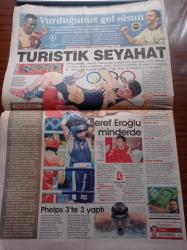 Ortaçağ Gazetesi - 13 Ağustos 2008 - Şampiyonlar Ligi Ön Elemesi - Şeref Eroğlu Minderde - Amerikalı Efsane Yüzücü Michael Phelps - Terör Örgütü DHKP- C Lideri Dursun Karataş Öldü - Atatürk'ün Milletin Efendisi Dediği Çiftçi İcralık - Gürcistan Rusya Arasında Savaş 5. Günde Durdu- TOKİ'den Arsa Yağması - Soros'un Askerlerini Nasıl Eğittiniz - Ahmedinejad