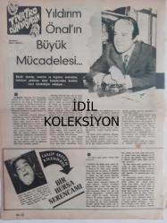 Ses Haftalık Aktüalite Sinema Tiyatro Müzik ve Gençlik Mecmuası Dergisi - Yıldırım Önal - Sezai Solelli - Galip Arcan - OMO Deterjan Reklamı - Bir Bursa Serencamı fotoğraf ve haberi - Dergi Tam Değildir Sadece 2 Sayfası Mevcuttur - Dergi Kapağı Yoktur