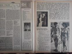 Ses Haftalık Aktüalite Sinema Tiyatro Müzik ve Gençlik Mecmuası Dergisi - 28 Mart 1964  - Sayı:14 - Belgin Doruk - Claudia Cardinale - Elizabeth Taylor - Richard Burton - Eddie Fisher - Metin Erksan - Şevket Rado - Toprak ve Çiçek haberi - Suzanne Pleshette - Troy Donahue - Fikret Hakan - Neşecan Paşmak - Lale Sarı - Claudia Cardinale - Rita Hayworth - Şeytan Ruhlu Kadın fotoromanı - Gregory Peck - Sara Korle - Nisan 1964 Takvimi - Ay Yıldız Sütyen Reklamı - Evrim Fer - An Frank'ın Hatıra Defteri filmi - Mavi Melek filmi - Oktay Menteş - Yabancı fotoromanı - Sammy Davis - İsmet Sıral - Pattie Boyd - Vasfi Uçaroğlu - Stan Getz - Cool Caz - Caterina Valente - Melih Vassaf - Şirin Devrim - Tunç Yalman - Ergün Köknar - Necmi Oy - Uluer Süer - Agah Hün - Zihni Küçümen - David Pursley - Her Şey Bir Anda Oldu fotoromanı - Bomba Gibi Kız filmi - Türkan Şoray - İzzet Günay - Sadri Alışık - Orhan Aksoy fotoğraf ve haberi - Dergi Tam Değildir Sadece 28 Sayfası Mevcuttur