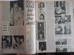 Ses Haftalık Aktüalite Sinema Tiyatro Müzik ve Gençlik Mecmuası Dergisi - 28 Mart 1964  - Sayı:14 - Belgin Doruk - Claudia Cardinale - Elizabeth Taylor - Richard Burton - Eddie Fisher - Metin Erksan - Şevket Rado - Toprak ve Çiçek haberi - Suzanne Pleshette - Troy Donahue - Fikret Hakan - Neşecan Paşmak - Lale Sarı - Claudia Cardinale - Rita Hayworth - Şeytan Ruhlu Kadın fotoromanı - Gregory Peck - Sara Korle - Nisan 1964 Takvimi - Ay Yıldız Sütyen Reklamı - Evrim Fer - An Frank'ın Hatıra Defteri filmi - Mavi Melek filmi - Oktay Menteş - Yabancı fotoromanı - Sammy Davis - İsmet Sıral - Pattie Boyd - Vasfi Uçaroğlu - Stan Getz - Cool Caz - Caterina Valente - Melih Vassaf - Şirin Devrim - Tunç Yalman - Ergün Köknar - Necmi Oy - Uluer Süer - Agah Hün - Zihni Küçümen - David Pursley - Her Şey Bir Anda Oldu fotoromanı - Bomba Gibi Kız filmi - Türkan Şoray - İzzet Günay - Sadri Alışık - Orhan Aksoy fotoğraf ve haberi - Dergi Tam Değildir Sadece 28 Sayfası Mevcuttur