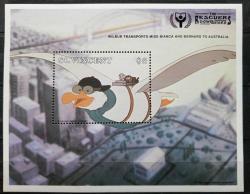 A.8698 1991 ÇİZGİ KARAKTERLER DİSNEY ULUSLARARASI EDEBİYAT YILI MNH BLOK ST.VİNCENT