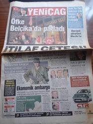 Yeniçağ Gazetesi - 25 Temmuz 2007 - Dost Görünen Kahpe Düşman ABD Yazı Dizisi - Türk Gençleri ABD Konsolosluğunu Bastı -  Irak'ta Taş Üstüne Taş Bırakan Vatan Hainidir -  İtilâf Çetesi - ABD AB Ve Barzani Türkiye'yi Teröristlerle Pazarlığa Zorluyor - Çin Uzay Savaşını Başlattı