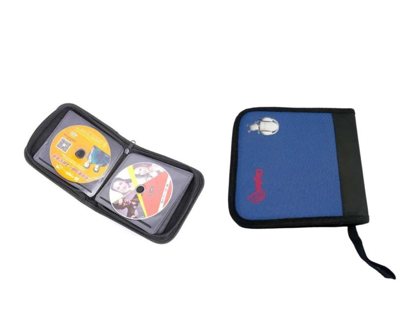 DIGITEX CD DVD Kılıf Cüzdan DVD 48 Li Saklama Çantası Mavi