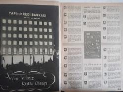 Ses Haftalık Aktüalite Sinema Tiyatro Müzik ve Gençlik Mecmuası Dergisi - 2 Ocak 1965 - Sayı:1 - Hülya Koçyiğit - Ahmet Tarık Tekçe - Merak Ettikleriniz haberi - Elizabeth Ashley - Jane Wald - Geraldine Chaplin - Sylvie Vartan - Chris Noel - Rosemary Forsythe - Angie Dickinson - Nancy Kovack - Jane Axell -Türkan Şoray - Ayhan Işık - Sophia Loren - Carlo Ponti - Charlton Heston - Işık Yenersu - Dinçer Sümer - Savaş Başar - Ülkü Ülkümen - Çiğdem Selışık - Semih Sergen -  Sinema Dünyasında Bir Hafta haberi - Elizabeth Taylor - Richard Burton - Jean Gabin - Erol Tezeren - Lale Oraloğlu - Ulvi Uraz - Altan Erbulak - Haldun Dormen - Engin Cezzar - Erol Günaydın - Barış Manço -  - Tiyatro Dünyasından haberi - Melih Vassaf - Yıldız Kenter - Son Randevu fotoromanı - Cennette Buluşalım fotoromanı - Yapı ve Kredi Bankası Reklamı - Saadet Yolunuz haberi - Pe Re Ja Kolonya Reklamı fotoğraf ve haberi - Tam Takım Dergi