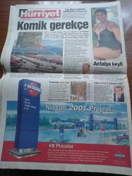Hürriyet Gazetesi - 27 Haziran 1997 - 12 Dev Adam Avrupa Şampiyonası'nda Bosna Hersek'i Yendi - Sibel Can - Rahmi Koç - A Takımı Kabinesi- Kuzey Irak'taki Operasyonda Yunan Subayı Ele Geçti - Refahyol'da Erozyon Paniği - Tansu Çiller - Necmettin Erbakan - Telefon Dinlemeye Alman Modeli - Sendikalara Siyaset İzni Çıktı