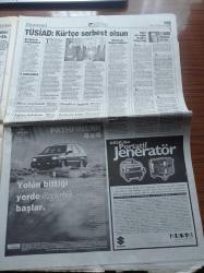 Hürriyet Gazetesi - 21 Ocak 1997 - Sergen Yalçın Süleyman Seba'ya Çıkacak - Şenol Güneş - TÜSİAD Kürtçe Serbest Olsun - TV'deki Yeşil Sahte Çıktı - İçişleri Bakanı Meral Akşener'in El Çabukluğu - Madonna Ödül Aldı - Süleyman Demirel Ve Rauf Denktaş Ortak Deklarasyon İmzaladı - Etibank 21 Trilyona David People'ın Oldu - Emire Kalkancı Bebeğini Aldırdı