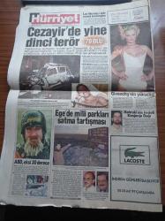 Hürriyet Gazetesi - 21 Ocak 1997 - Sergen Yalçın Süleyman Seba'ya Çıkacak - Şenol Güneş - TÜSİAD Kürtçe Serbest Olsun - TV'deki Yeşil Sahte Çıktı - İçişleri Bakanı Meral Akşener'in El Çabukluğu - Madonna Ödül Aldı - Süleyman Demirel Ve Rauf Denktaş Ortak Deklarasyon İmzaladı - Etibank 21 Trilyona David People'ın Oldu - Emire Kalkancı Bebeğini Aldırdı