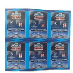 Match Attax UEFA Şampiyonlar Ligi Beşiktaş 6 Adet Futbolcu Kartları