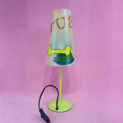 VINTAGE RESİMLİ PLEKSİGLAS ŞAPKALI , LED AMPÜLLÜ ÇOCUK ODASI ABAUR