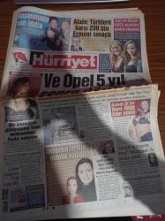Hürriyet Gazetesi - Galatasaray Diz Çöktü - Orhan Pamuk İslam Artar Milliyetçilik Artar Darbe Olursa Kaçarım - Kanal D'de Yeni Yarışma Dans Eder  Misin - Devlet Bakanı Nimet Çubukçu Yuvada - Bülent Ersoy - Ve Opel 5 Yıl Sonra Türkiye'de - Türkkaya Ataöv Türklere Karşı 200 Bin Ermeni Savaştı