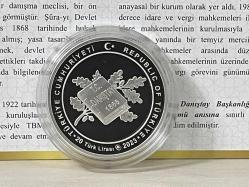 2023 - Danıştay ın Kuruluşunun 155. Yılı Gümüş Hatıra Parası - Çil