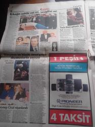 Hürriyet Gazetesi - 24 Ocak 1998 - Doping Yüzünden Teftişlik Olan Haltere Yeni Bir Bomba Düştü - Bill Clinton Oval Ofiste Harem Kurdu - Sezen Aksu - Özer Çiller İlk Kez Yargıç Önünde - Ömer Lütfü Topal'ı Timci'ler Öldürdü - Yeşil İle Telefon Görüşmeleri Sorulan Sırrı Sakık Yeşil Arabulucu Olacaktı - Susurluk Raporunda Suçlanan Aydın Ayaydın - Abdi İpekçi - Uğur Mumcu