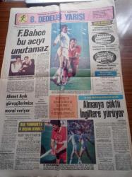 Hürriyet Gazetesi - 24 Nisan 1981 - 8. Dedeler Yarışı - Fenerbahçe Başkanı Ali Şen - Cahide Sonku'nun Anıları - 23 Nisan'ı Ulusça Kutladık - Kenan Evren Türk Ulusu Asla Esir Edilemez - Konsey Tuncay Mataracı Dosyasını Görüştü -  Necmettin Erbakan 33 Arkadaşı Bugün Yargılanıyor - Apocular Davası - 27 Mayıs'ın  İstanbul Valisi Orgeneral Refik Tulga Öldü - Sovyetlere Bikini Satıyoruz