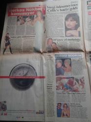 Hürriyet Gazetesi - 12 Ağustos 2003 - Yılın Nikahı Necmettin Bilal Erdoğan Reyyan Uzuner - Recep Tayyip Erdoğan Oğlunu Evlendirdi - Nikâh Şahidi Berlusconi Eğildim Gelinin Elini Gerçekten Öpmedim- Fenerbahçe İlk Haftada Ligin Dibine Hattı -  Başbakan İlham Aliyev Babamın İzindeyim - Uzanlar'ın 82 şirketi Mali Polis Kıskacında
