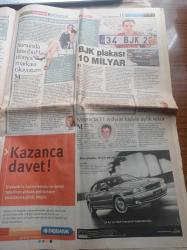 Hürriyet Gazetesi - 12 Ağustos 2003 - Yılın Nikahı Necmettin Bilal Erdoğan Reyyan Uzuner - Recep Tayyip Erdoğan Oğlunu Evlendirdi - Nikâh Şahidi Berlusconi Eğildim Gelinin Elini Gerçekten Öpmedim- Fenerbahçe İlk Haftada Ligin Dibine Hattı -  Başbakan İlham Aliyev Babamın İzindeyim - Uzanlar'ın 82 şirketi Mali Polis Kıskacında