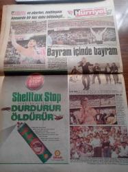 Hürriyet Gazetesi - 20 Mayıs 1988 - Derwall Tanju Çolak'a Gol Attırın - Feyyaz Uçar Süleyman Seba'nın Elini Öptü - Hürriyet'ten Halka Açık Konser - Bülent Ersoy - İbrahim Tatlıses - Sibel Can - Sezen Aksu - Otogara Bomba - Ünlü Alman Aktör Kurt Raab Aids'i Türk Gencinden Kaptım - Oflu İsmail İtalya'da Hesap Verecek - Turgut Özal
