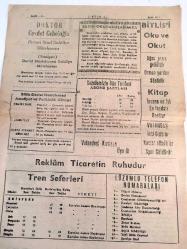 BİTLİS  SİYASİ GAZETESİ-YEREL TAŞRA BASINI - 11 Mayıs 1960-YIL :7 -Sayı 1946- Taksiler İçin Dizel Motoru -4. üncü Kota Sanayici Tesisleri Belli Oldu -Maarif Vekaletinde Tahkikat ve Teftiş  Müdürlüğü  Kuruldu -Yabancı Memleketlere gidecek öğretmenlerin  sayısı  çoğalıyor -Kereste ithali zaruri görüyor --Doktor Cevdet Geboloğlu  Birinci Sınıf Dahiliye  Mütehassısı-Sayın Okuyucularımıza -Bitlis 'i Oku VE  Okut -