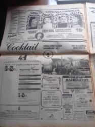 Hürriyet Gazetesi - 14 Mayıs 1988 - Feyyaz Uçar Beşiktaş Benim İçin Bitti - Güreşte Fiyasko - Hürriyet Halk Konseri - İbrahim Tatlıses - Bülent Ersoy - Sezen Aksu - Sibel Can - Türk Yunan İlişkilerinde Dışişleri Bakanı Mesut Yılmaz Kilit Adam - Eski MSP'li Öğretmen Sınıfta Zorla Namaz Kıldırdı - Süleyman Demirel Kenan Evren Beni Tatmin Etti - Bülent Ecevit Asıl Olay Ege'nin Dibinde Patlayacak - Turgut Özal
