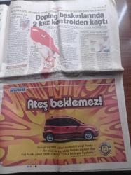 Hürriyet Gazetesi - 8  Ağustos 2004 - Milli Atlet Süreyya Ayhan'ın Doping Testinde Başkasının İdrarını Verdiği İddia Edildi - Doğan Ailesinde Mutlu Gece Aydın Doğan'ın Kızı Begüm Evlendi - Cansu Dere - Atletizmde Tek Umut Elvan Abeylegesse - Mahsun Kırmızıgül - Ahmet Özhan - Emel Sayın - Azra Akın