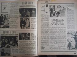 Ses Haftalık Aktüalite Sinema Tiyatro Müzik ve Gençlik Mecmuası Dergisi - Vittorio de Sica - Gina Lollobrigida - Carlo Ponti - Tony Curtis - Claudia Cardinale - Joseph Cotten - Peppino Di Capri - Şevket Rado - Marcello Mastroianni - Carroll Baker - Sophia Loren - Gülbin Eray - Suzan Avcı - Nino Castelnuovo - Cumartesi Saat Dörtte fotoromanı - Eşref Kolçak - Sammy Davis - May Britt - Nuray Uslu - Elizabeth Taylor - Janette Scott - Shirley Eaton - Sara Korle - Anita Ekberg - Rick van Nutter - Cennette Buluşalım fotoromanı - Profesör Hiddings - Albay Pickering - Rex Harrison - Jeremy Brett - Peppino ve Surlar Posteri - Füsun Önal - Cahit Oben - Koray Oktay - Fikret Kızılok - Erol Ulaştır - Son Randevu fotoromanı - fotoğraf ve haberi - Dergi Tam Değildir Sadece 22 Sayfası Mevcuttur - Dergi Kapağı Yoktur