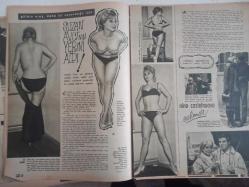 Ses Haftalık Aktüalite Sinema Tiyatro Müzik ve Gençlik Mecmuası Dergisi - Vittorio de Sica - Gina Lollobrigida - Carlo Ponti - Tony Curtis - Claudia Cardinale - Joseph Cotten - Peppino Di Capri - Şevket Rado - Marcello Mastroianni - Carroll Baker - Sophia Loren - Gülbin Eray - Suzan Avcı - Nino Castelnuovo - Cumartesi Saat Dörtte fotoromanı - Eşref Kolçak - Sammy Davis - May Britt - Nuray Uslu - Elizabeth Taylor - Janette Scott - Shirley Eaton - Sara Korle - Anita Ekberg - Rick van Nutter - Cennette Buluşalım fotoromanı - Profesör Hiddings - Albay Pickering - Rex Harrison - Jeremy Brett - Peppino ve Surlar Posteri - Füsun Önal - Cahit Oben - Koray Oktay - Fikret Kızılok - Erol Ulaştır - Son Randevu fotoromanı - fotoğraf ve haberi - Dergi Tam Değildir Sadece 22 Sayfası Mevcuttur - Dergi Kapağı Yoktur