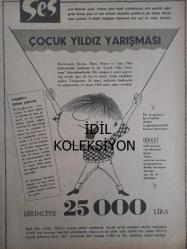 Ses Haftalık Aktüalite Sinema Tiyatro Müzik ve Gençlik Mecmuası Dergisi - Çocuk Yıldız Yarışması haberi - Rex Harrison - Rachel Roberts - Profesör Higgins - Sara Korle - Julie Andrews - Peter Ustinov - Dick Van Dyke - Walt Disney - Julie Andrews - George Cukor - Marlene Dietrich - İngrid Bergman - William Holden - Alain Delon - Sezer Sezin - Necdet Çağlar - Süreyya Duru - Neriman Köksal - Cumartesi Saat Dörtte fotoromanı - Jeanne Moreau - Tülin Elgin - Cennette Buluşalım filmi - Feyturiye Esen - Ahmet Mekin - Hilal Esen - Avni Dilligil - Mete Sezer - Semiha Berksoy - Güzin Özipek - Gülriz Sururi - Enign Cezzar - Alev Oraloğlu - Sylvie Vartan - Johnny Hallyday - My Fair Lady Haberi - Sadettin Erbil fotoğraf ve haberi - Dergi Tam Değildir Sadece 20 Sayfası Mevcuttur - Dergi Kapağı Yoktur