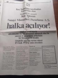 Hürriyet Gazetesi - 28 Aralık 1973 - İsmet İnönü Paşa'yı Toprağa Veriyoruz - Mevhibe İnönü'nün Acısı Sonsuz - Cenaze Töreni TV Ve Radyoda Yayınlanacak - Ömer İnönü - Özden Toker - İsmet İnönü'nün Son Yolculuğunda 8 General İle Harbiyeliler Top Arabasının Yanında Yürüyecek - Koç Topluluğu Halka Açıldı - Ateş Böcekleri - Fenerbahçe Almanya'ya Gidiyor
