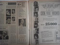 Ses Haftalık Aktüalite Sinema Tiyatro Müzik ve Gençlik Mecmuası Dergisi - 8 Mayıs 1965 - Sayı:19 - Gina Lollobrigida - Sezer Sezin - Tamer Yiğit - Gürel Ünlüsoy - Ajda Pekkan - Ediz Hun - Hülya Koçyiğit - Süleyman Turan - Selda Alkor - Tunç Okan - Ayfer Feray - Pervin Par - Rukiye Göreç - Halit Refiğ - Birsen Menekşeli - Fredric March - Yılmaz Gruda - Rock Hudson - Sadri Alışık - Sevda Ferdağ - Gökçen Kaynatan orkestrası - Sylvie Vartan - Leslie Caron - Warren Beatty - Çetin Köroğlu - İhsan Sanıvar - Ahmet Levendoğlu - Kartal Tibet - Begüm Sayko - Muhittin Yılmazer - Yapı ve Kredi Bankası reklamı - Robert Hossein - Marie France Pisier - Cennette buluşalım filmi fotoromanı - Pareja reklamı fotoğraf ve haberi - Dergi Tam Değildir Sadece 30 Sayfası Mevcuttur