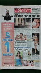 Sözcü Gazete 6 Ağustos 2008 Kömürü AKP Dağıtıyor Parayı Biz Ödüyoruz,Hande Yener,Beşar Esad,Recep Tayyip Erdoğan,Emine Erdoğan,Lingerie Americas,Morgan Freeman,Ricardo Oliveira,Daniel Güiza,Mehmet Ekşi,Mehmet Topal,Emre Altuğ,Kenan Doğulu,Feraye Tanyolaç,Kaya Çilingiroğlu,Etel Baler,Ceyla Gölcüklü,İlker Başbuğ,Bülent Arınç,Esma Esad,Canan Artman,Luis Aragones