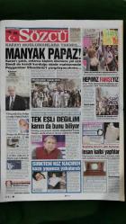 Sözcü Gazete 5 Nisan 2011 Emniyette En Kilit Noktalar Cemaatte,Ahmet Şık,Alparslan Türkeş,Deniz Baykal,Emre Toroğlu,Luis Figo,Emre Belözoğlu,Selçuk Şahin,Burak Yılmaz,Umut Bulut,Arda Turan,Yekta Kurtuluş,Sibel Can,Tales Farzan,Mustafa Sandal,Kayahan,Nilüfer,Işıl Reçber,Rüştü Reçber,Beyazıt Öztürk