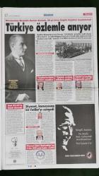 Sözcü Gazete 10 Kasım 2018 Unutturamaz Seni Hiç Kimse,Michelle Obama,Barack Obama,Mathieu Valbuena,Mustafa Pektemek,Metin Ünlü,Alpay Köse,Erwin Koeman,Henry Onyekuru,Sofiane Feghouli,Bobby Dixon,Recep Tayyip Erdoğan,Vladimir Putin,Hulusi Akar,Koç - Migros - İş Bankası - Atılım Üniversitesi - Yeditepe Üniversitesi Reklamı