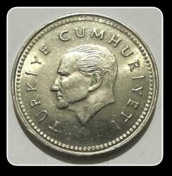 1993 - 5 BİN LİRA (5000 Lira) ÇİL (TCM93) “T.C Düz” (En Az Basılan)