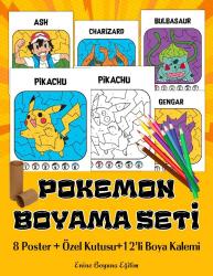Pokemon Boyama Seti (Hediye Paketinde)