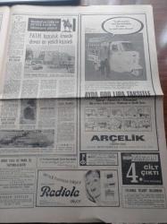 Hürriyet Gazetesi - 3 Haziran 1968 - Fenerbahçeli Selim Soydan'a Beşiktaş Ve Galatasaray Talip - İstanbul'un Fethi Ve Büyük Fatih'in Bilinmeyen Yönleri - Kanlı Bir Seçim 13 Ölü 33 Yaralı Var - Parti Liderleri Oylarını Nasıl Kullandı - Süleyman Demirel - İsmet İnönü - Mehmet Ali Aybar - Türkiye İşçi Partisi - Belediye Seçimlerini Adalet Partisi Kazandı - Darülaceze'deki Vatandaşlar Da Oyunu Kullandı